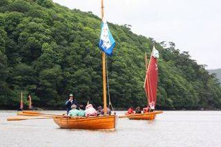 Yole de l'Odet à l'aviron